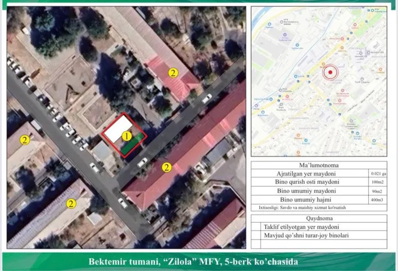 Бектемир Водник Земля 2.1-соток под Нежилое Срочно