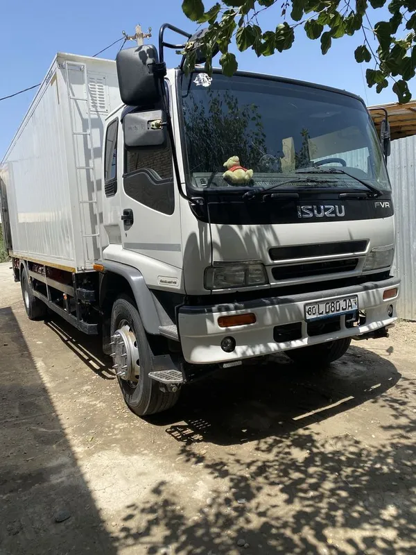 Isuzu FV34 исузу фургон тент газлик,балонлар янги 8