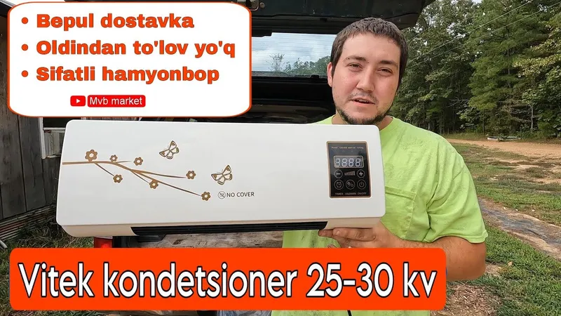 Isituvchi vitek konitsioner - elektrni tejaydi - qishda jon rohati