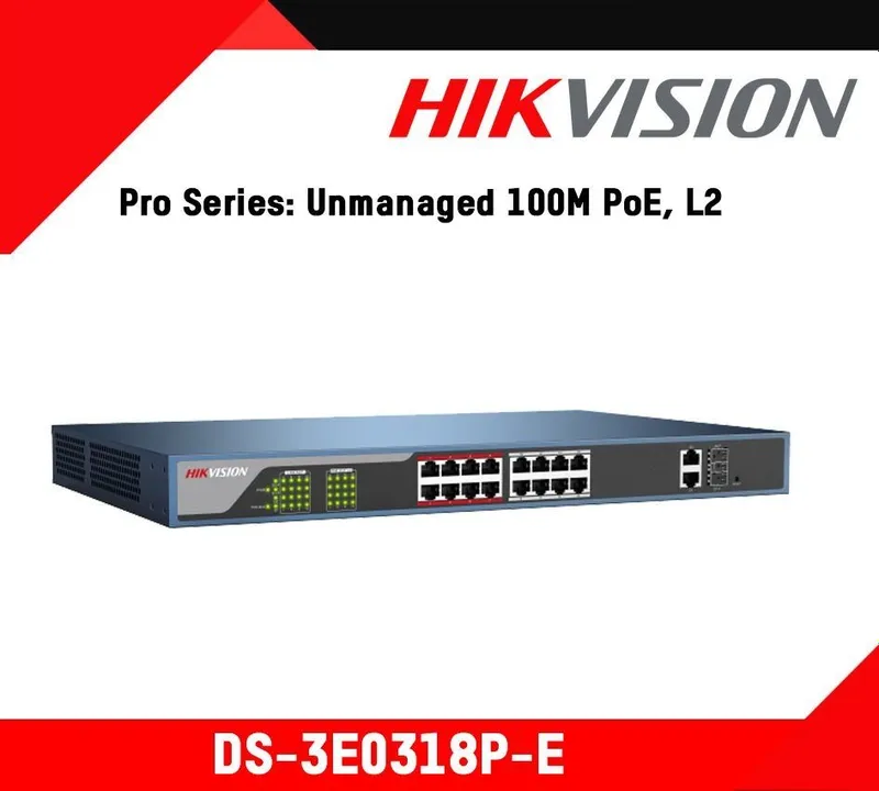 Poe камутатор hikvison DS-3E0318P-E — фото 1