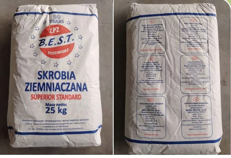 Крахмал картофельный высший сорт!