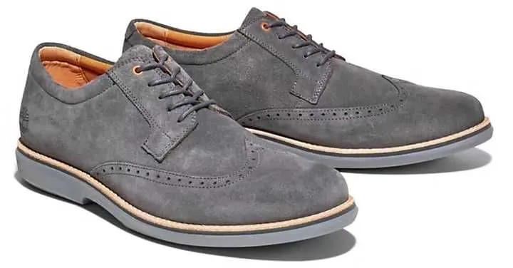 Мужские Оксфорды Timberland City Groove Brogue(серые)