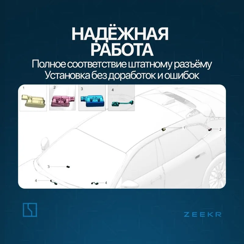Плaфон багажника для Zeekr 001 / zeekr zapchast — фото 2