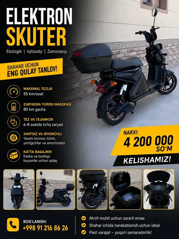 Elektr skuter bor 3 Elektr skuter bor 3
