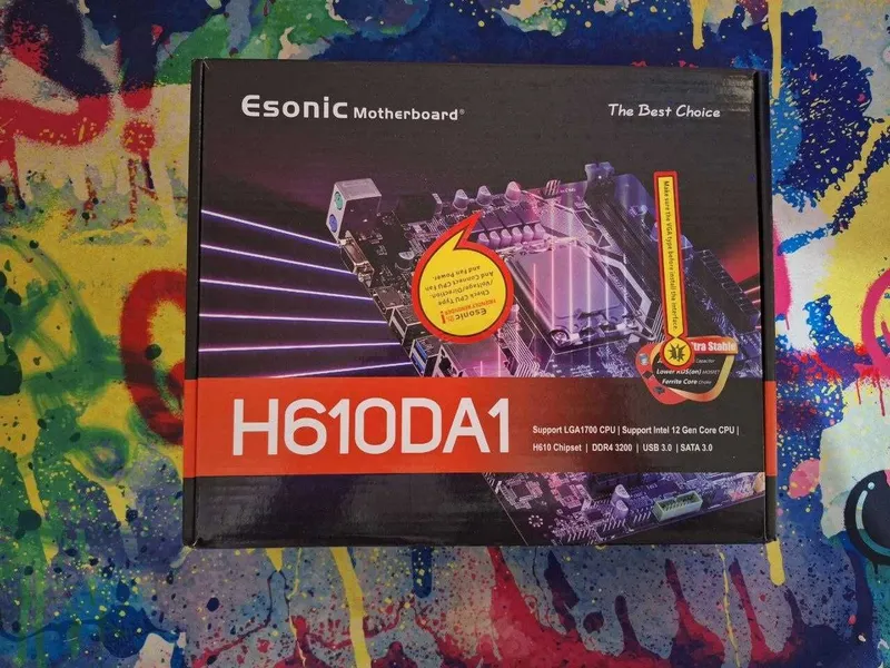 Motherboard Новый Esonic H610 есть кол-во и гарантия .скидка на кол-во 1