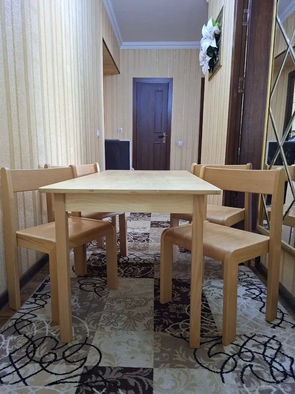 Детский стол со стулями хорошего качества 1 Детский стол со стулями хорошего качества 1
