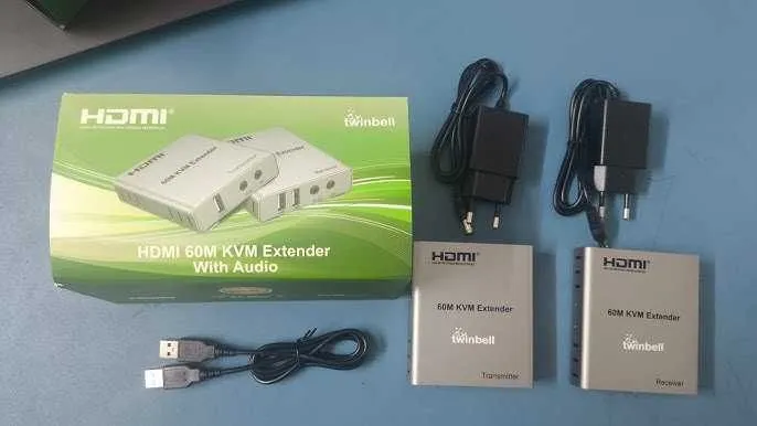 HDMI KVM Extender 60M с аудио 4 HDMI KVM Extender 60M с аудио 4