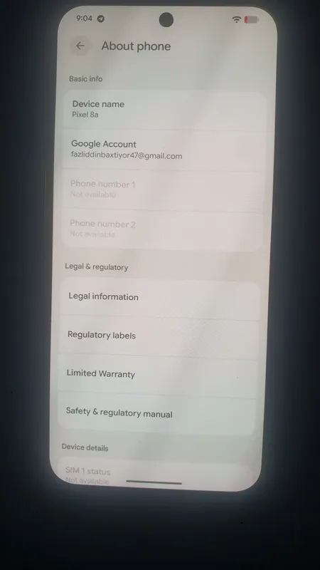 Google pixel 8A — фото 1