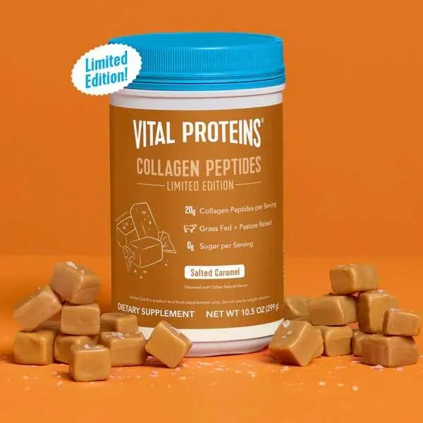 Коллаген Карамель Vital Proteins Collagen Peptides 300г Salted Caramel