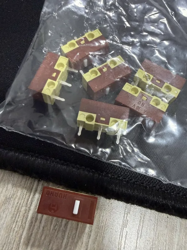 бесшумные переключательи для мыши huano kailh omron