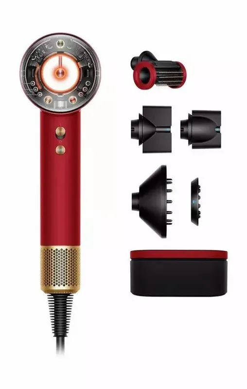 Dyson Supersonic Nural hair dryer Red Velvet / Gold 2 Dyson Supersonic Nural hair dryer Red Velvet / Gold 2