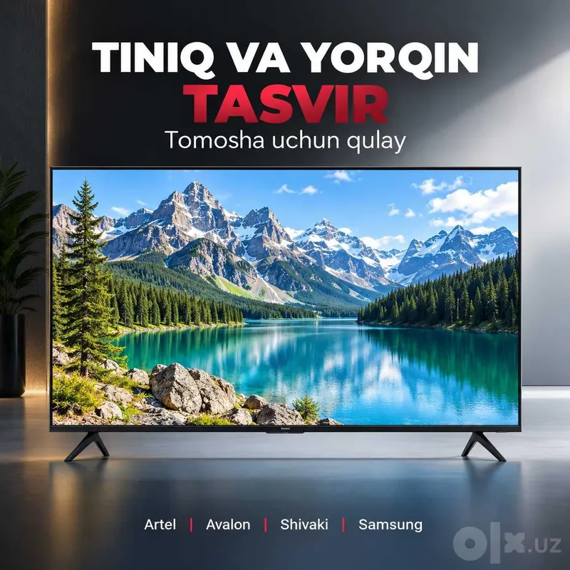 Televizorlar Artel, Avalon, Shivaki, Samsung — kafolatli 2 Televizorlar Artel, Avalon, Shivaki, Samsung — kafolatli 2