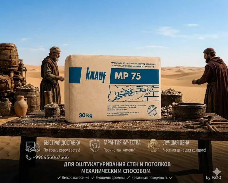 Knauf MP 75 (Кнауф МП-75)— это универсальная сухая штукатурная смесь Knauf MP 75 (Кнауф МП-75)— это универсальная сухая штукатурная смесь