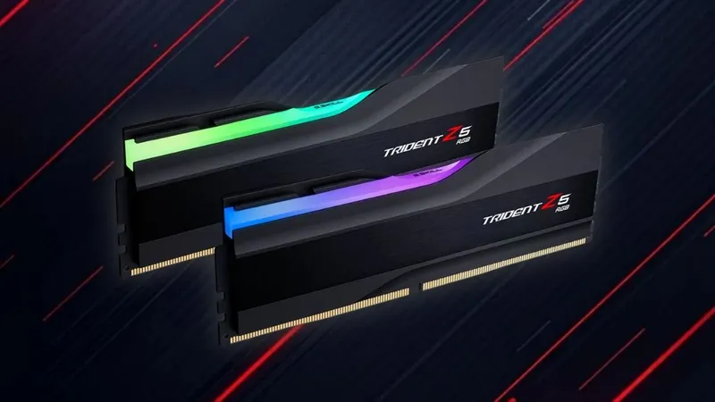 G.Skill Trident Z5 RGB Black 64GB DDR5 (2x32GB) 6400MHz CL32 Intel XMP