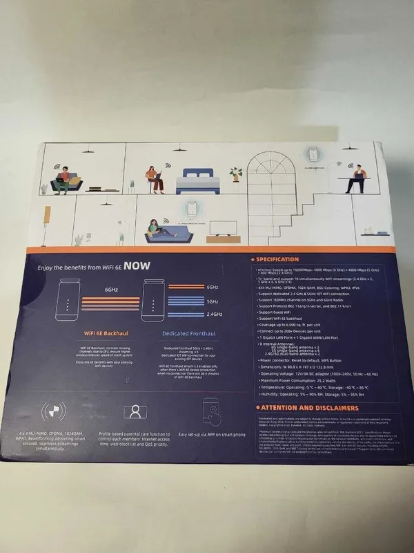 Dynalink AXE10200 mesh Wifi6E system 4 Dynalink AXE10200 mesh Wifi6E system 4