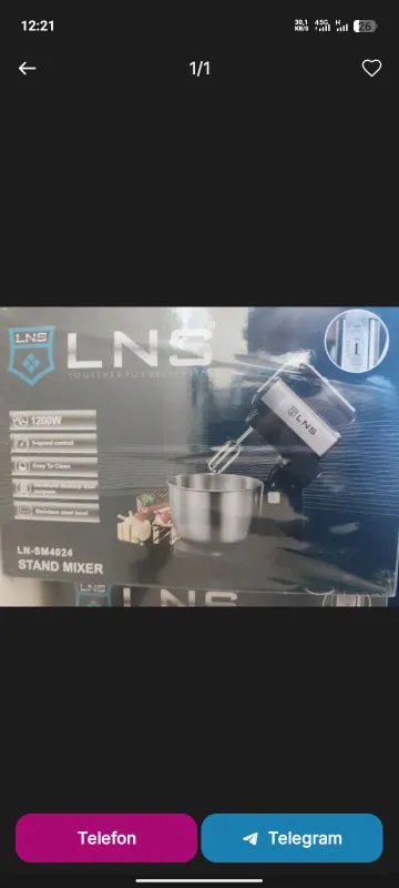 Mixer LN-SM4024 Stand Mixer