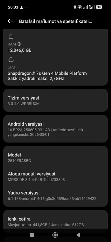 Redmi note 15 pro plus 5G 12 g 512 100 w 1