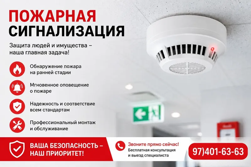 Пожарная сигнализация и пожаратушения