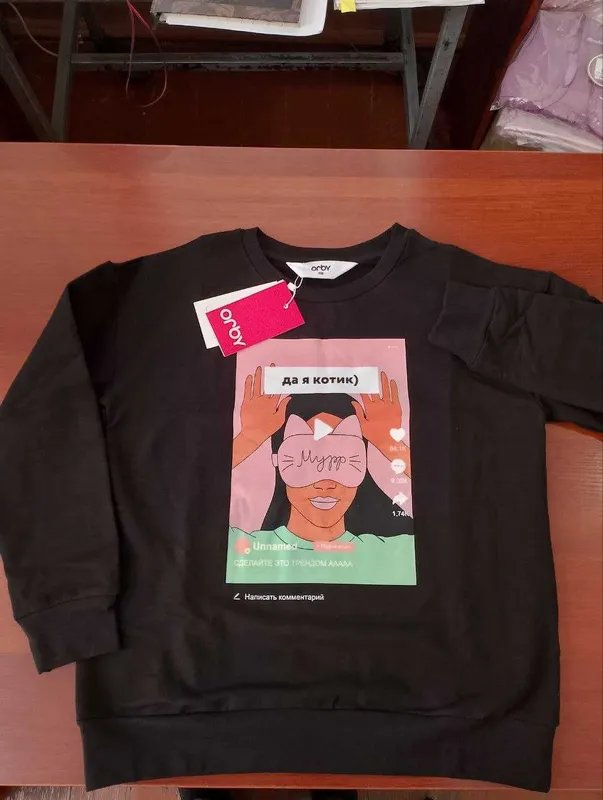 Qiz bola uchun mavsum oralig‘iga mo‘ljallangan ORBY jemperi 2 Qiz bola uchun mavsum oralig‘iga mo‘ljallangan ORBY jemperi 2