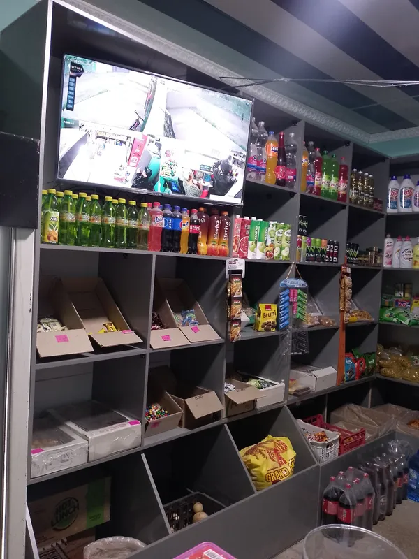 стеллаж полка для магазина с кассовыми зонами 1