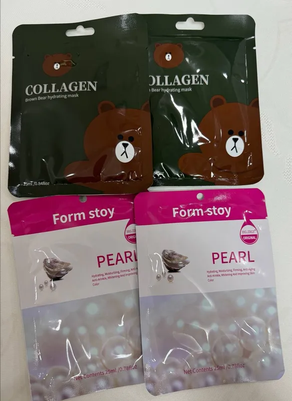 Набор тканевых масок для лица COLLAGEN & PEARL — фото 2