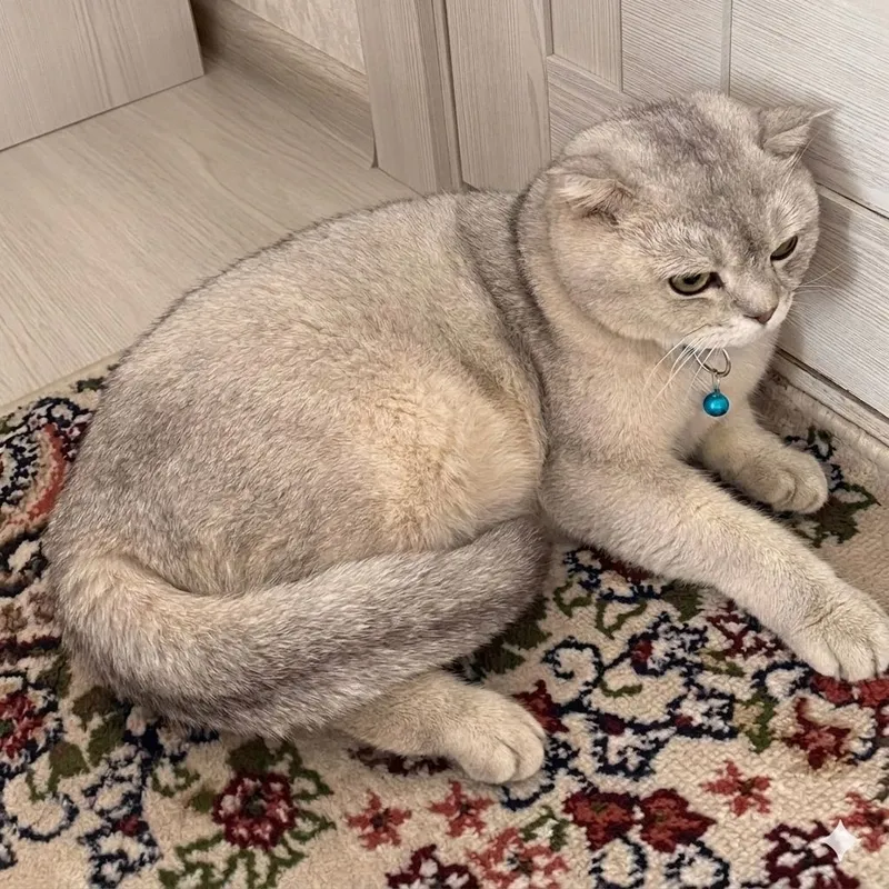 Scotish fold-Silver chinchilla mushuk srochni sotiladi 2 Scotish fold-Silver chinchilla mushuk srochni sotiladi 2