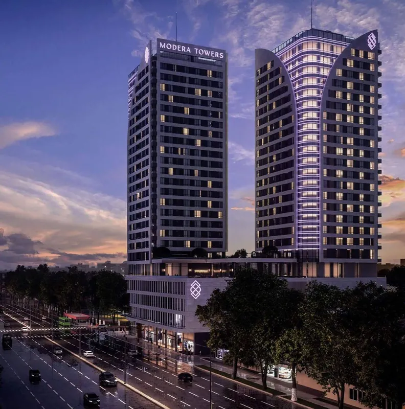 Продаётся квартира с дизайнерским ремонтом в ЖК MODERA TOWERS с видом на махаллю