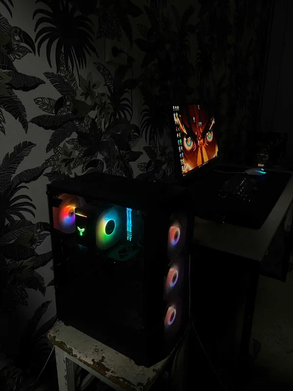 продам компьютер + монитор | rtx 5060 + i5 13 400f + asus 280 hz — фото 1