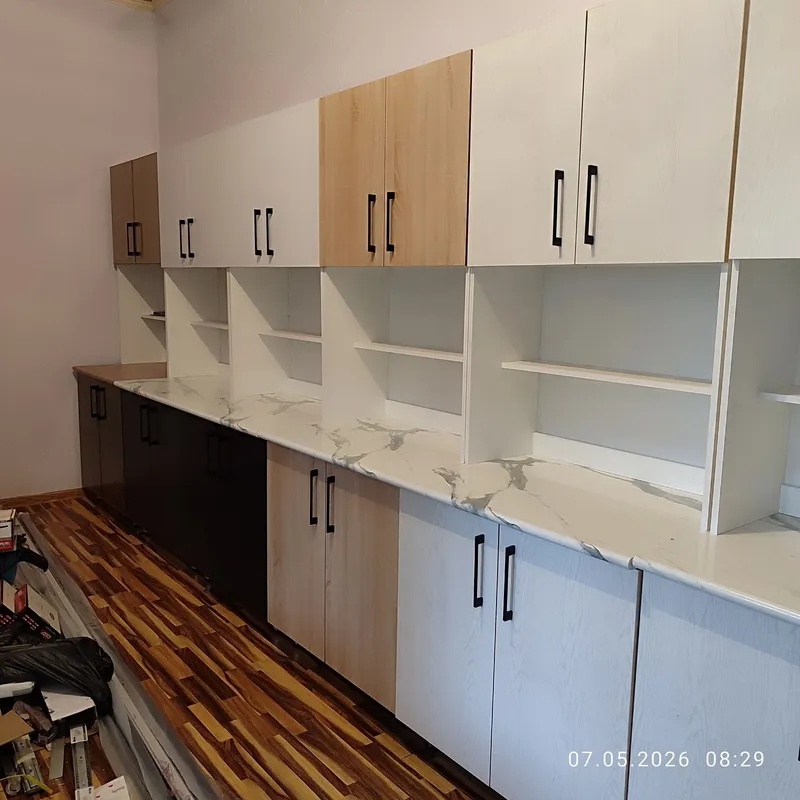Акция  Кухня  буфет 80см из акрила и лмдф. — фото 1