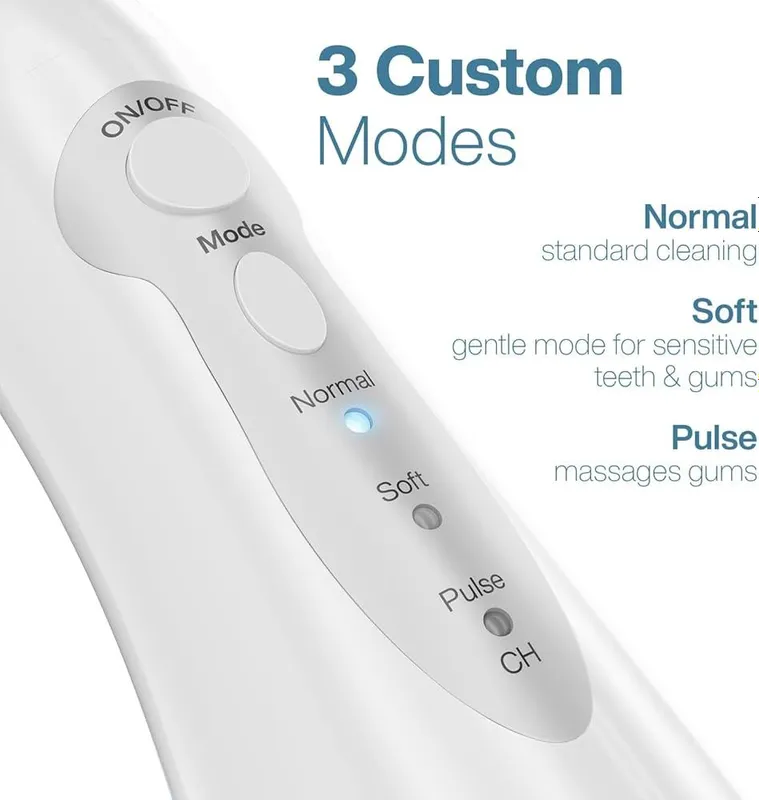 Irrigator AquaSonic Aqua Flosser – Cordless Portable Water Flosser — фото 6