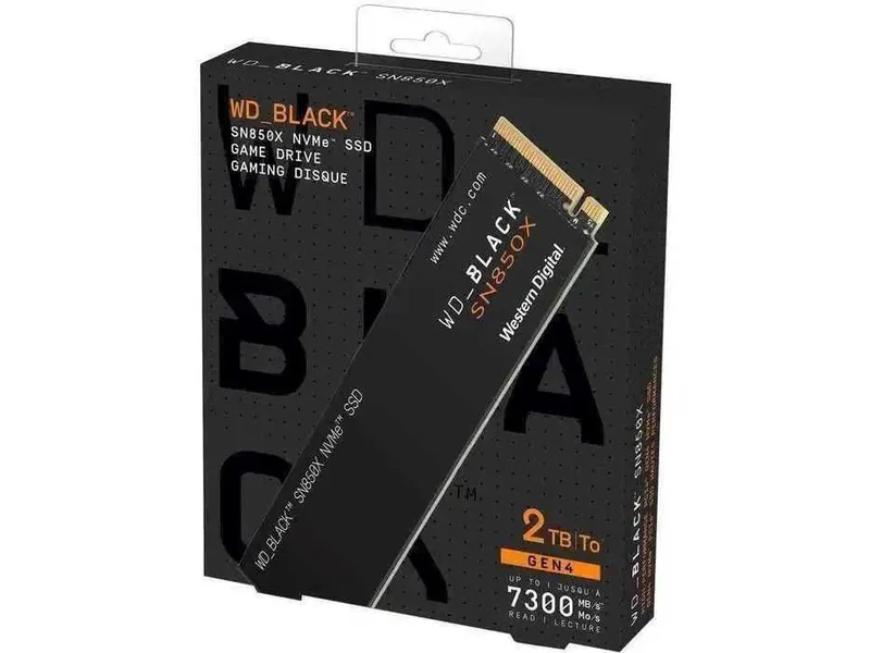 2000 ГБ M.2 NVMe накопитель WD Black SN850X 2000 ГБ M.2 NVMe накопитель WD Black SN850X