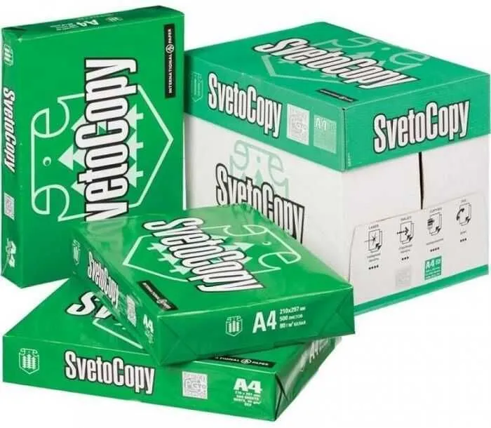Бумага офисная. А-4. Svetocopy - Россия & Berga - Швеция 1 Бумага офисная. А-4. Svetocopy - Россия & Berga - Швеция 1