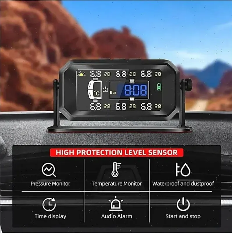 Yuk mashinalari uchun shinalar bosimini nazorat qilish tizimi TPMS 8