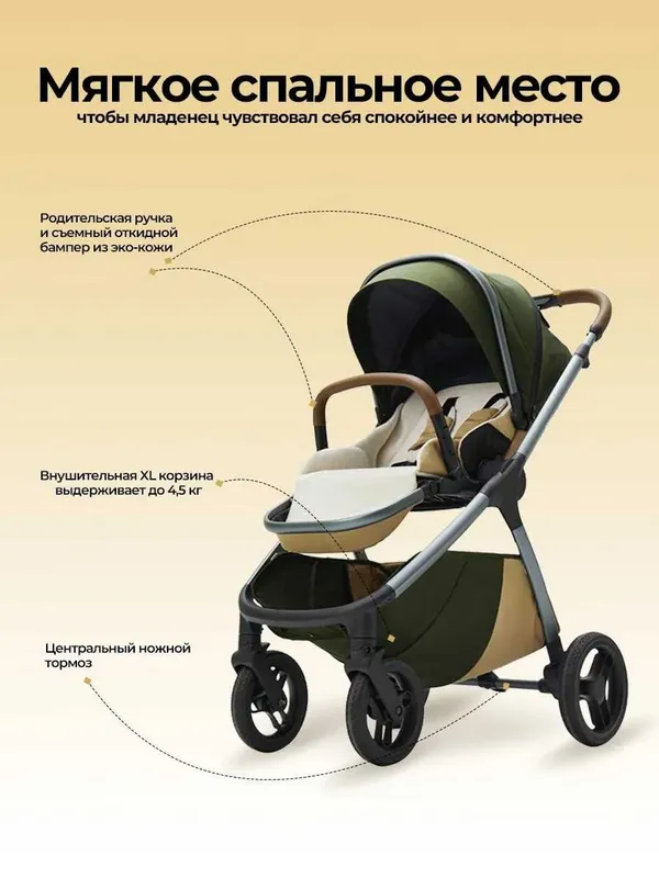 Детская коляска Bask 2 в 1 — фото 2