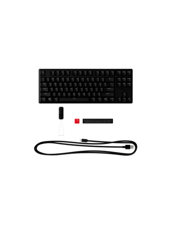 Механическая клавиатура HyperX Alloy Origins (TKL), HyperX blue, RGB-подсветка — фото 4