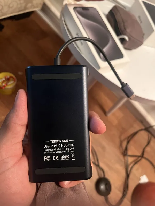 USB-C Hub Pro HDMI SD TF AUX для MacBook / iPad / Laptop — фото 3