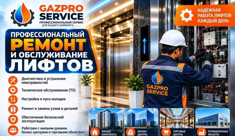 ремонт и обслуживание лифтов. 2