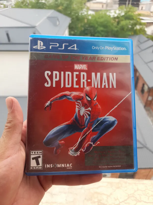 диск marvel spiderman ps4