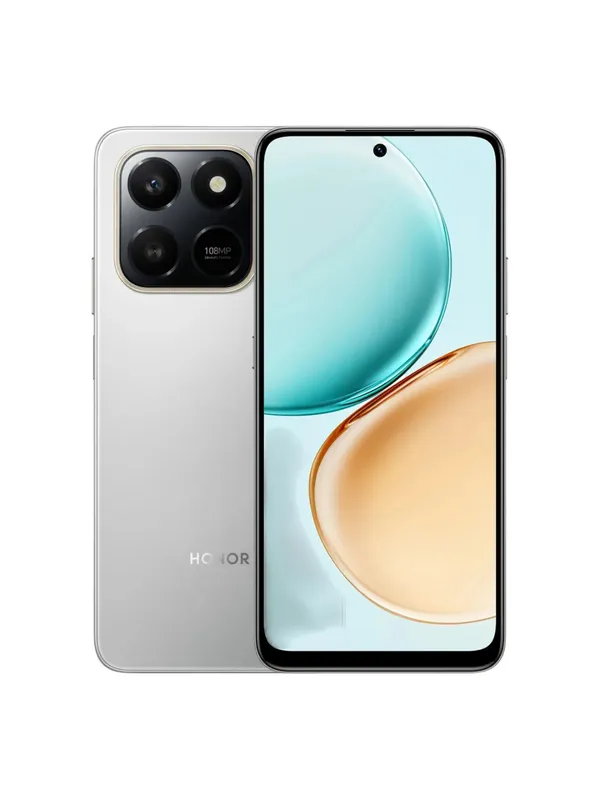Смартфон Honor X7d 6/128GB Silver 1 Смартфон Honor X7d 6/128GB Silver 1