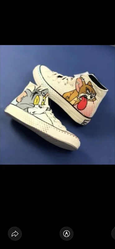 Converse x Tom & Jerry CT70 HI US 10 канвас (текстиль) оригинал 6