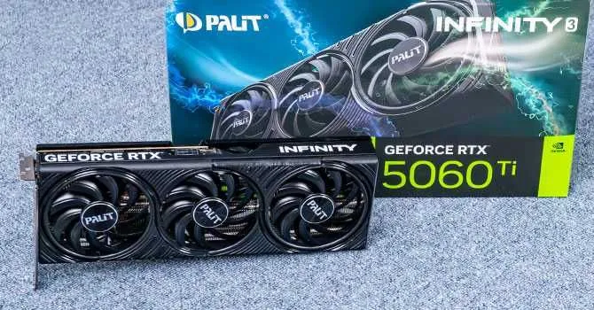 (Новый)Видеокарта Palit GeForce RTX 5060 Ti -16GB Infinity 3