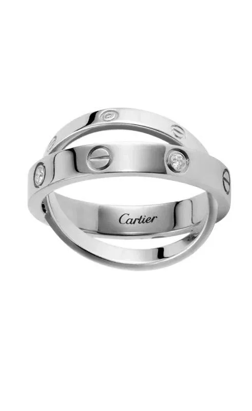 Кольцо с бриллиантами Cartier LOVE Double Ring 6 Diamonds 6 Кольцо с бриллиантами Cartier LOVE Double Ring 6 Diamonds 6