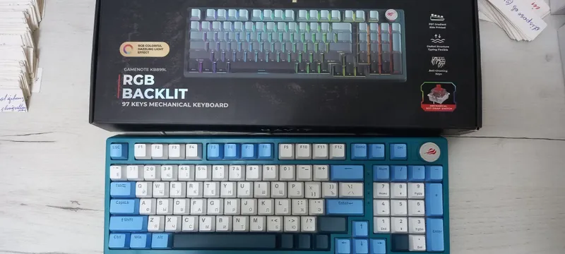 Havit KB899L RGB Mechanical Keyboard (97 tugmali) 1