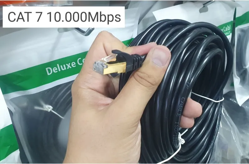 Оригинал GOLD CAT 7 Сетевой кабель интернет 10Gb — фото 1