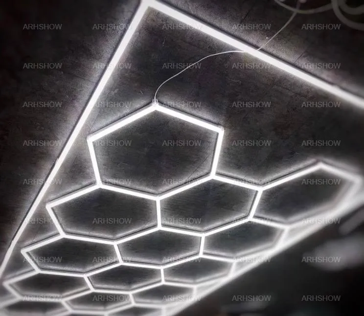 LED hexagon освещение 2.4×4.1 м комплект соты 530W — фото 1