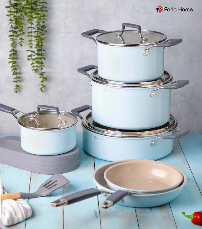 Набор посуды Parla Home Nubira Series из хрустальной керамики, 10 предметов 1 Набор посуды Parla Home Nubira Series из хрустальной керамики, 10 предметов 1