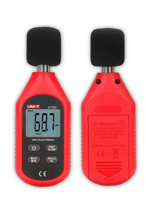 Шумомер UNI-T UT353 — измеритель уровня шума 30–130 дБ — фото 3