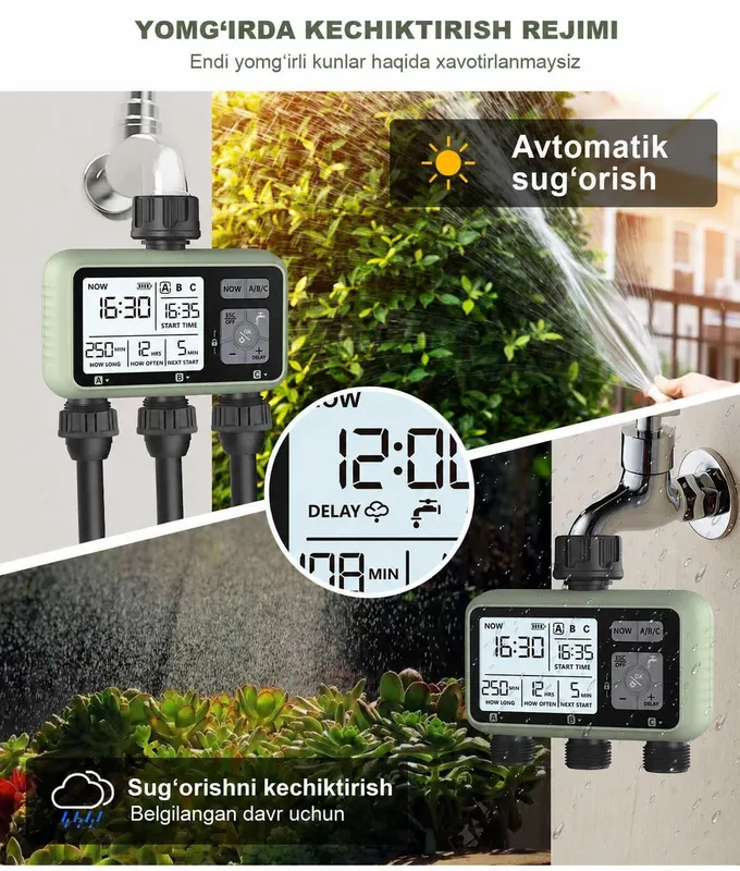 Avtomatik sug'orish taymeri, dasturchi, sug'orish boshqaruvchisi. — фото 5