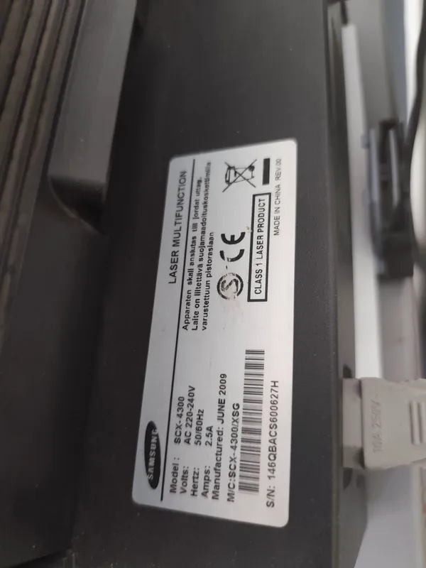 printer Samsung scx 4300 2
