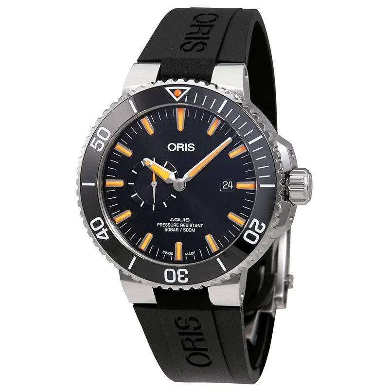 Швейцарские дайверские часы ORIS Aquis Small Second. 1 Швейцарские дайверские часы ORIS Aquis Small Second. 1